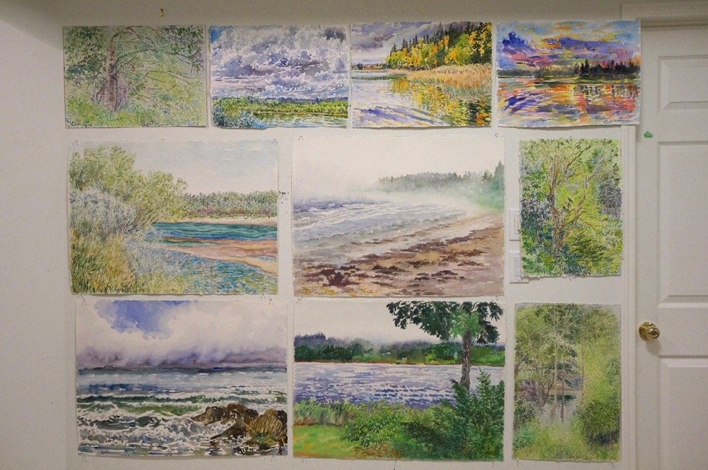 Wall of Watercolours 2017
